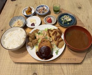  at Mumokuteki Vegan Cafe in Kyoto