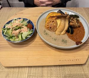   at Mumokuteki Vegan Cafe in Kyoto