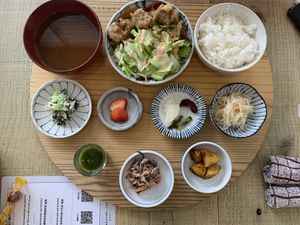   at Mumokuteki Vegan Cafe in Kyoto