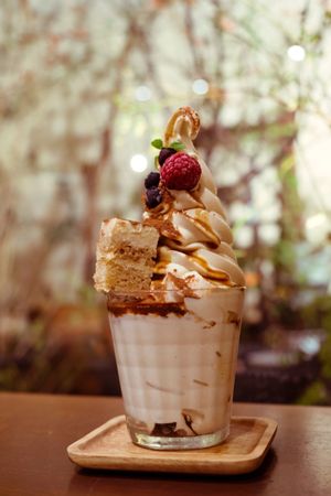 Tiramisu parfait
 at Mumokuteki Vegan Cafe in Kyoto