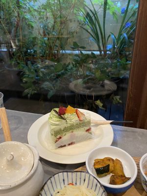   at Mumokuteki Vegan Cafe in Kyoto