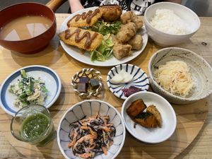   at Mumokuteki Vegan Cafe in Kyoto