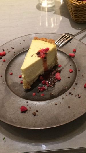 Cake (I don't remember which one I took). at Mumokuteki Vegan Cafe in Kyoto