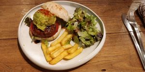 Avocado sandwich at Mumokuteki Vegan Cafe in Kyoto