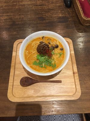 Ramen at Mumokuteki Vegan Cafe in Kyoto