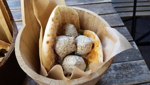 Red kiss sandwich at Green Lab - Comédie in Montpellier