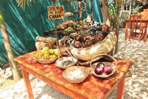 Local ingredients to prepare mayan dishes . at IX CAT IK in Valladolid