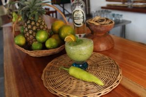 Mayan drink with local chilli. at IX CAT IK in Valladolid