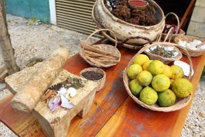 mayan ingredients at IX CAT IK in Valladolid