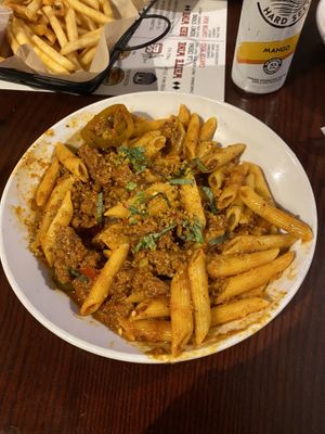 Vegan Bolognese. at Garfinkel's in Vail