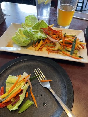 Lettuce wraps   at Garfinkel's in Vail