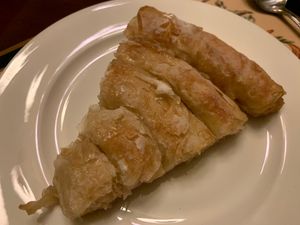 Such gooood Apple strudel   at Daci & Daci Bakers in Hobart