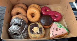 I’m drooling at Lovebirds Donuts in Kittery