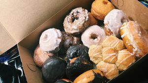 Delicious! at Lovebirds Donuts in Kittery