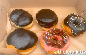 Boston Creme, The LoveFest, Chocolate Ganache   at Lovebirds Donuts in Kittery