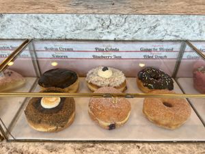 Visual Donut Menu  at Lovebirds Donuts in Kittery