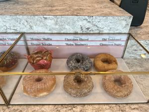 Visual Donut Menu  at Lovebirds Donuts in Kittery