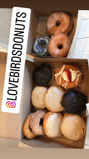  at Lovebirds Donuts in Kittery