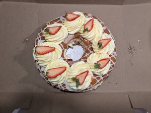 GBD top down at Lovebirds Donuts in Kittery