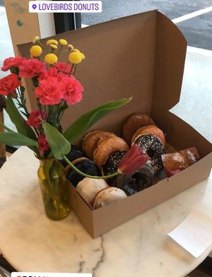  at Lovebirds Donuts in Kittery