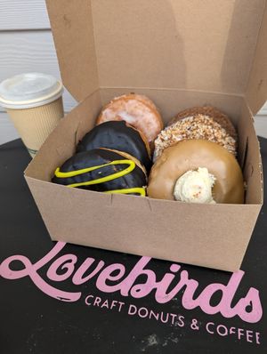  at Lovebirds Donuts in Kittery