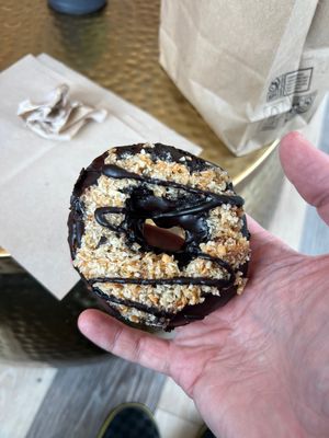 GF caramel supreme  at Lovebirds Donuts in Kittery