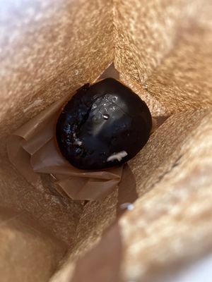 Boston crème  at Lovebirds Donuts in Kittery