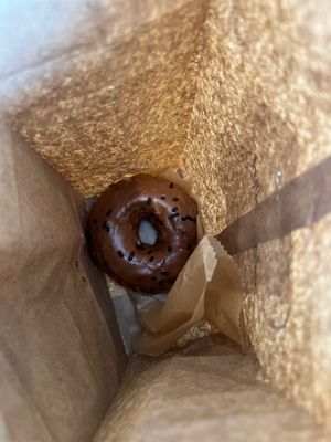 Irish crème   at Lovebirds Donuts in Kittery