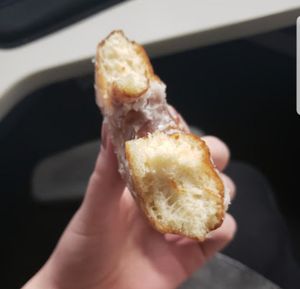 Soooo fluffy!! at Lovebirds Donuts in Kittery