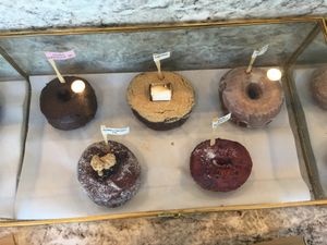 Showcase  at Lovebirds Donuts in Kittery