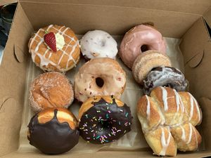 Assorted Box at Lovebirds Donuts in Kittery