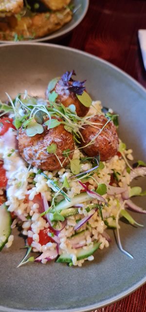 Falafel salad at The Craft Embassy in Christchurch