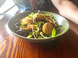 Falafel salad at The Craft Embassy in Christchurch