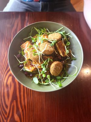 Falafel salad at The Craft Embassy in Christchurch