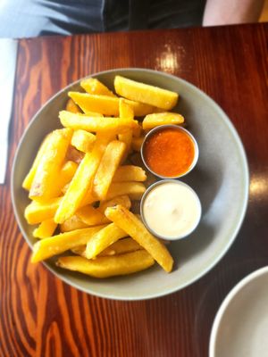 Rustic fries at The Craft Embassy in Christchurch