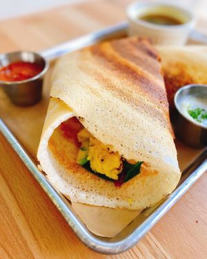 Supreme Dosa (Vegan Option) at Ganesh Dosa in Kailua