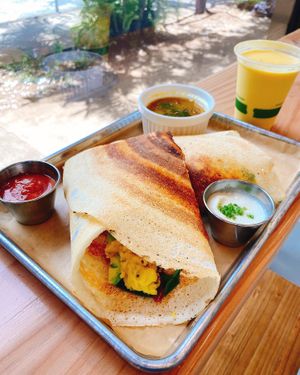 Supreme Dosa (Vegan Option) at Ganesh Dosa in Kailua