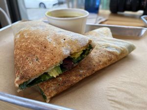 Chef’s recommendation dosa (vegan option)  at Ganesh Dosa in Kailua