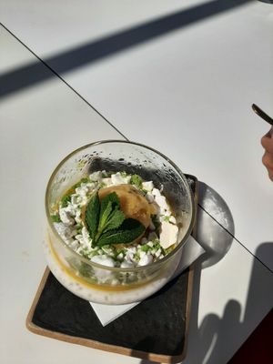 Vegan desert at Oceana Club in Benissa