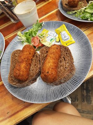 Kroketten at Strandpaviljoen SandCbar in Katwijk Aan Zee