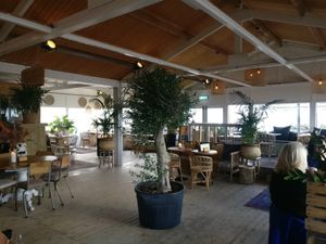 Interior at Strandpaviljoen SandCbar in Katwijk Aan Zee