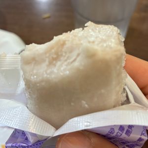 Taro popsicle (芋頭冰) at Miào Shàn GōngZhǔ 妙善公主素食養心鍋 - Princess Vegan Hot Pot  in Kaohsiung