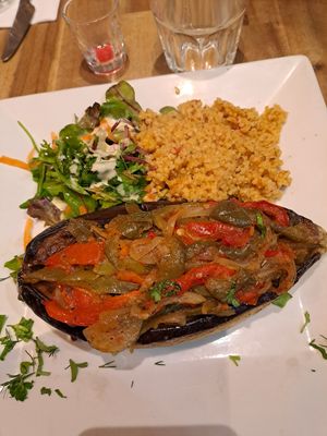 Aubergine at Chez Funda in Paris