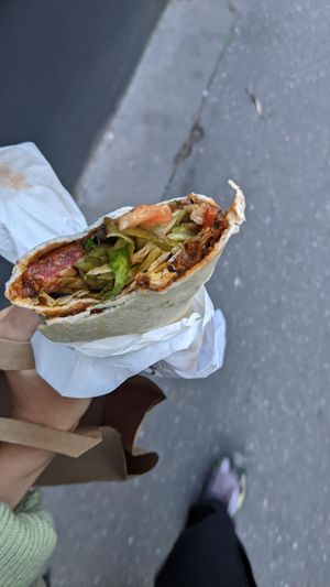 Vegan kofte at Chez Funda in Paris