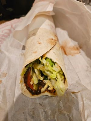 Vegan steak at Chez Funda in Paris