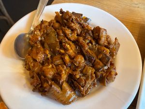 Moussaka vegan at Chez Funda in Paris