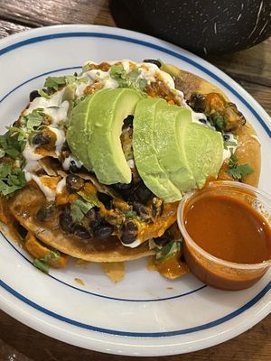 Delicious mexican dish   at Planted in Brooklyn