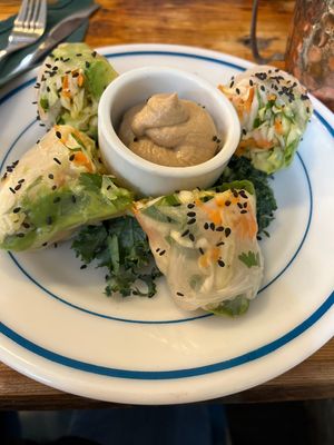 Summer rolls  at Planted in Brooklyn