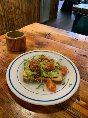 Avocado Toast at Planted in Brooklyn