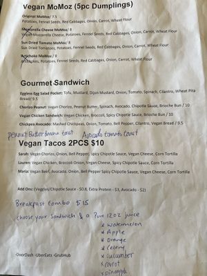 Menu/April 24 2024  at Lovin' Today in Wood-ridge